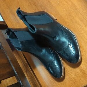 Dune London Calf Boots Women's Black Western EU 41 US 10.5